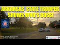 RECKLESS Career Criminal Meets the MIGHTY ARKANSAS STATE POLICE-Big Mistake!