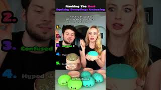 Ranking The Funniest squishy dumpling unboxing 🥟✨ #shorts #squishy #unboxing #reactions