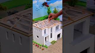 🏠 Amazing Mini House Construction #MiniHouse #MiniConstruction #DIYHouse #ConcreteCraft #Miniature