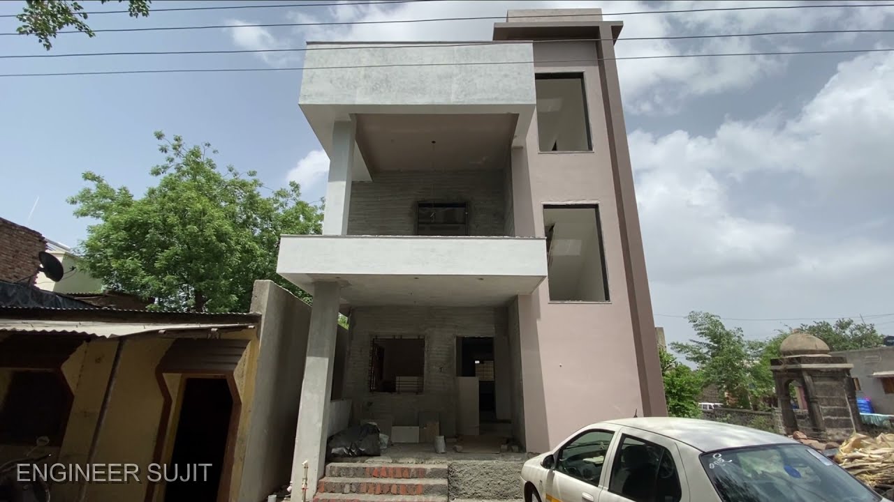 मात्र 24 फिट में बढिया मकान😇 | House Walkthrough | Civil Engineer Sujit
