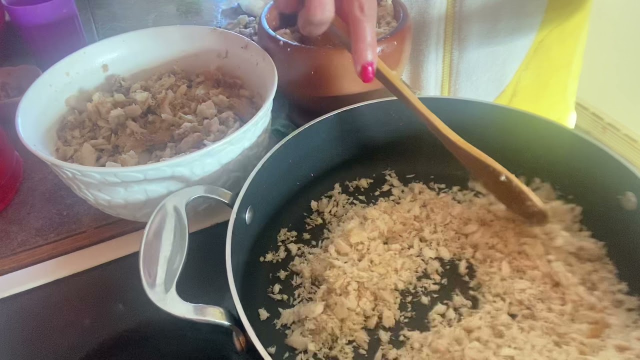 Fish floss easy to make 😊