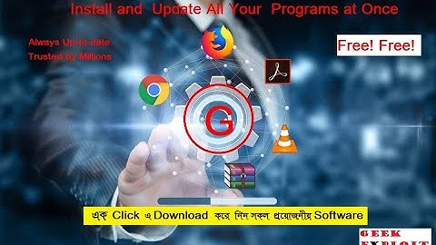 How to install Software ONE CLICK | one click install all software | Geek Exploit