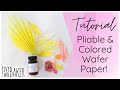 Wafer Paper Conditioning Tutorial ⎸How to Use Edible Wafer Paper on Cakes