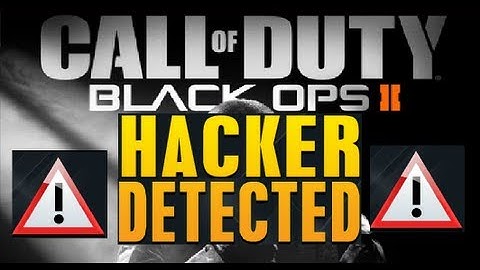 Black Ops 2 Hacker - We Found A Hacker/Modder !