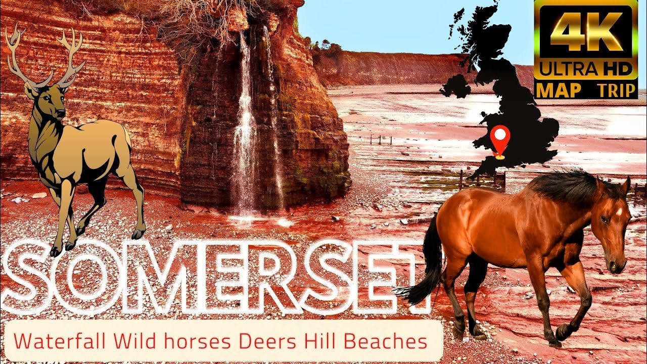 | St Audries Bay Waterfall | Watchet | Beacon Hill | Somerset | Drpne