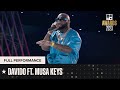 Davido  musa keys bring the flavor to their performance of unavailable  bet awards 23