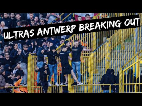 ANTWERP ULTRAS BREAKING OUT! Club Brugge vs Royal Antwerp 1-0