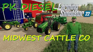FS22 TMR MIXING SILOS MIDWEST CATTLE CO 4020 MOD PROJECT 2510-3020 JD SOUND N EXHAUST UPDATES