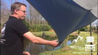 onweer tent White Duck Outdoors Rover Scout 8'x9' Water-Repellent Traglast (bei 400mm Auszugslänge):130kg Organic cotton Designed to cover larger Camping El Pino |