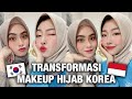 CEWEK KOREA MAKEOVER JADI HIJABER HITS Ft. BIANCA KARTIKA | DIAJARIN PAKE HIJAB SENENG BANGET!