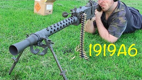 1919A6 Full Auto - Shooting and Disassembly