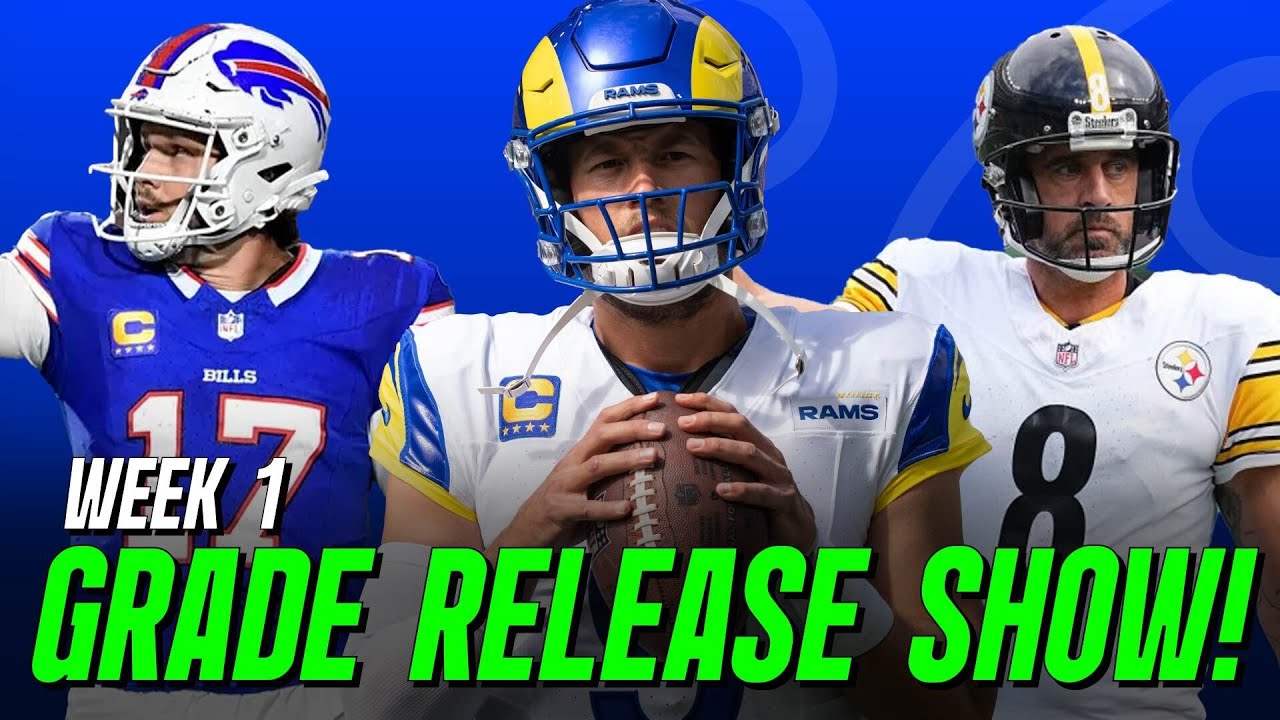 2025 NFL Week 1 Grade Release Show | PFF NFL Show