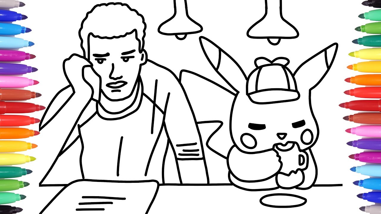 Featured image of post Cute Detective Pikachu Coloring Pages Zerochan has 84 detective pikachu anime images fanart cosplay pictures and many more in its gallery