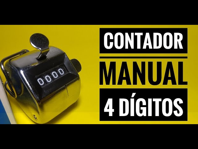 Contador Manual Cromo 0-9999 C0436 Jf Lhabo