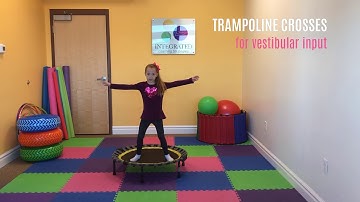 Trampoline Crosses for Vestibular Input and Crossing the Midline to prepare the Brain for Learning