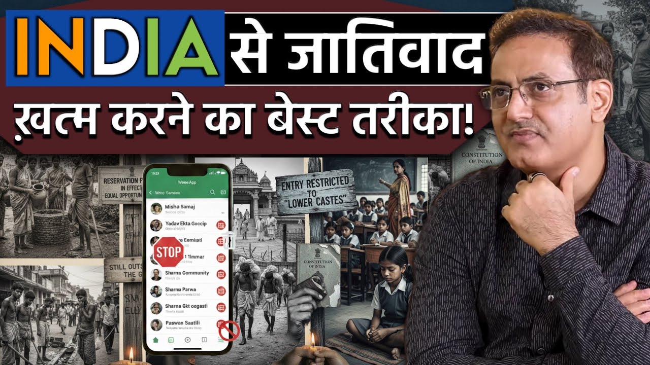 ⁣जातिवाद कैसे ख़त्म होगा 🥲Best way to Demolish Cast System In india by Vikas Divyakirti Sir Drishti