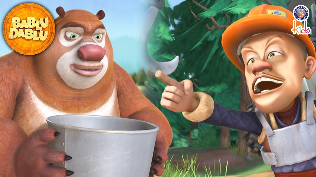 Bablu Dablu Hindi Cartoon Big Magic | Bhalu Ne Kisko Kiya Trap | Bablu Dablu Lakkha | Action Cartoon