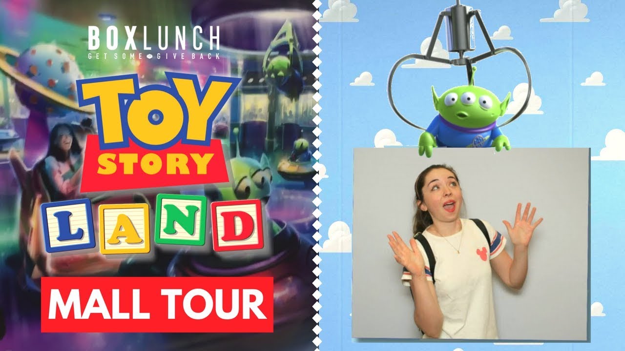 Toy Story Land Mall Tour! | Plus Box Lunch + Disney Store Merch Overview