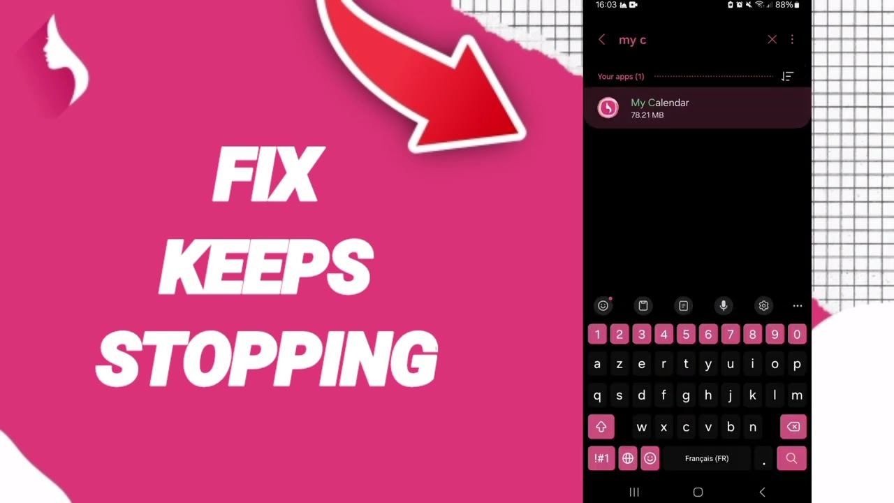 How To Fix Keeps Stopping On My Calendar Period And Cycles Tracker App