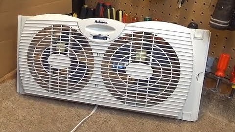 Clean and Service Holmes Twin Window Fan model HAWF2021 | Full Version