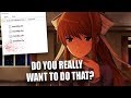 THIS IS WHY YOU NEVER MESS WITH THE GAME FILES (True Ending) | Doki Doki Literature Club