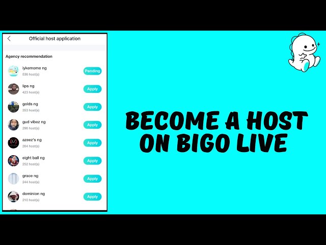 How to Become A Host On Bigo Live class=