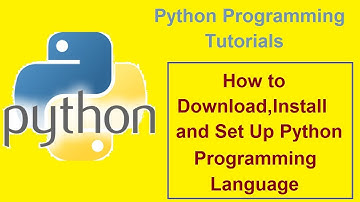Python Programming Tutorials - 1- Installing Python 3.4.3 Programming Language