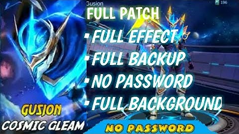 SCRIPT SKIN GUSION COSMIC GLEAM FULL EFFECT NO PASSWORD