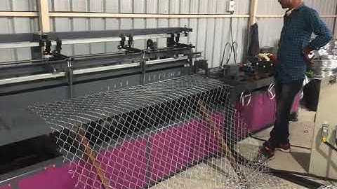 automatic chain link fencing machine video|| Best automatic chain link fence machines