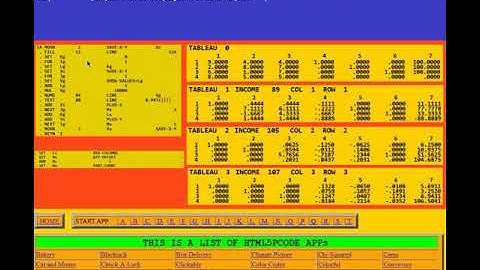 Display Simplex Tableau with decimal places zzmp013