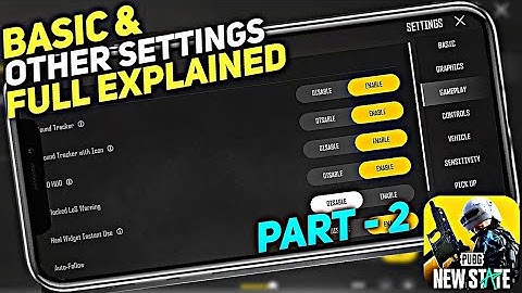 PUBG NEW STATE BASICS & OTHER SETTINGS FULL EXPLAINED IN HINDI PART - 2 | KO EXOTIC GAMING |