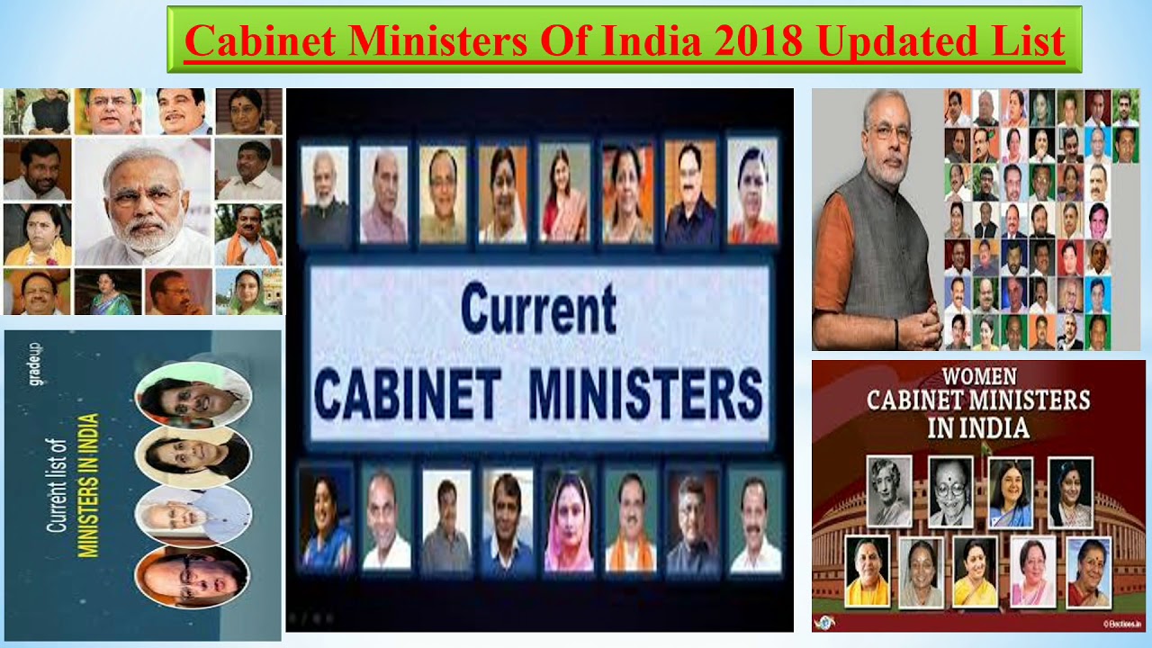 Ministers Updated List 2018 Youtube