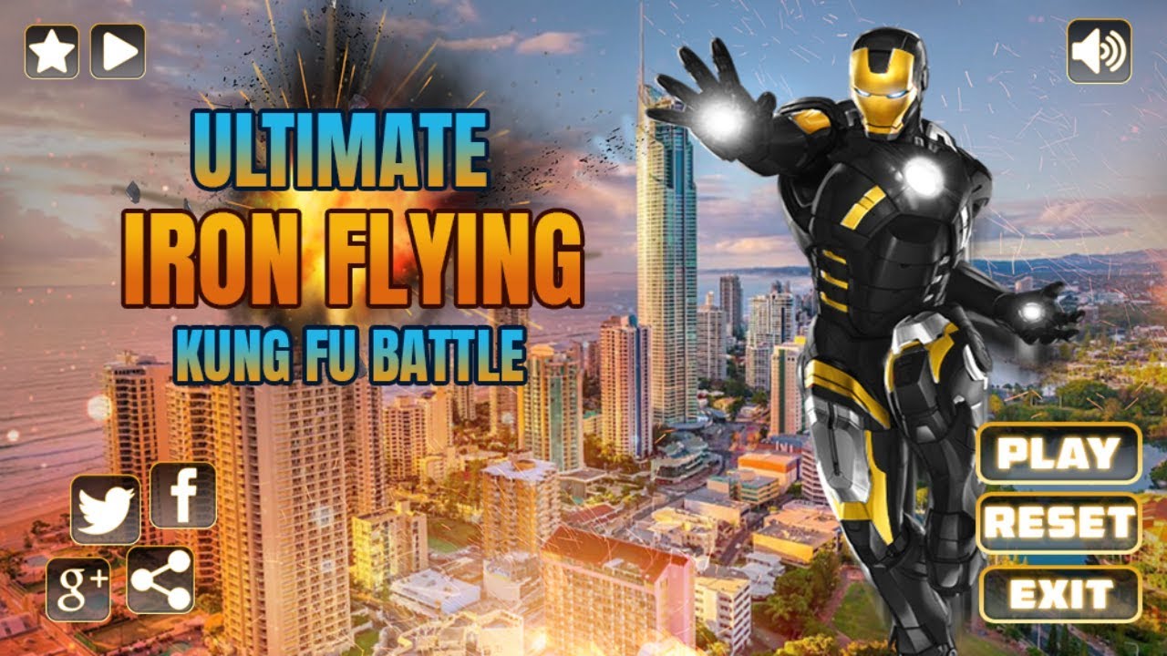 Ultimate Superhero Flying Iron City Rescue Mission Android Gameplay