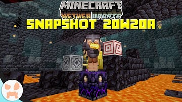 New Advancements + Gamemode Switcher! | Minecraft 1.16 Nether Update Snapshot 20w20a