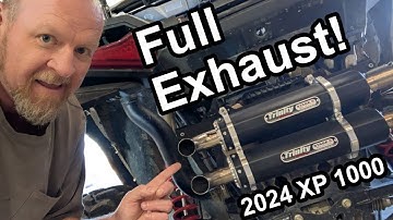 2024 RZR XP1000 Stage 5 Trinity Exhaust full system install