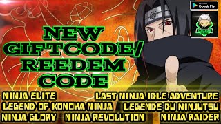 NEW GIFTCODE/REEDEM CODE NINJA GLORY | LAST NINJA IDLE ADVENTURE