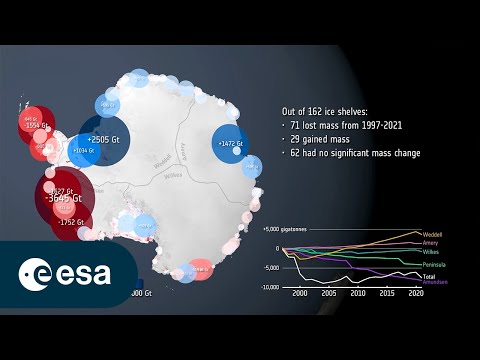 Antarctic ice shelf demise