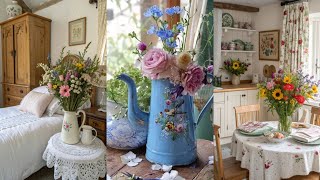 Budget-Friendly Spring Decor 🌸 Cozy Countryside Shabby Chic Home Ideas