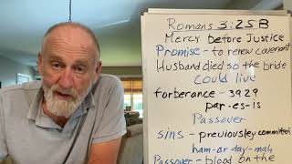 Romans 3:25.. choosing MERCY.. delaying JUSTICE