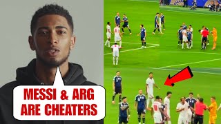 Jude Bellingham ANGRY Reply After He Slapped Valentín Barco After England Knocked Out vs Argentina 