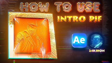 HOW TO USE @24KJHONEDITZ NEW INTRO PJF IN AFTER EFFECTS.