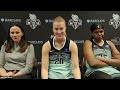 Sandy Brondello, Sabrina Ionescu, and Jonquel Jones Press Conference | Liberty vs. Sun