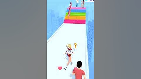 Makeover Run Gameplay All Levels Android, iOS #shorts