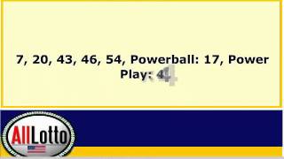 Powerball Lottery Results for Oct. 6, 2011