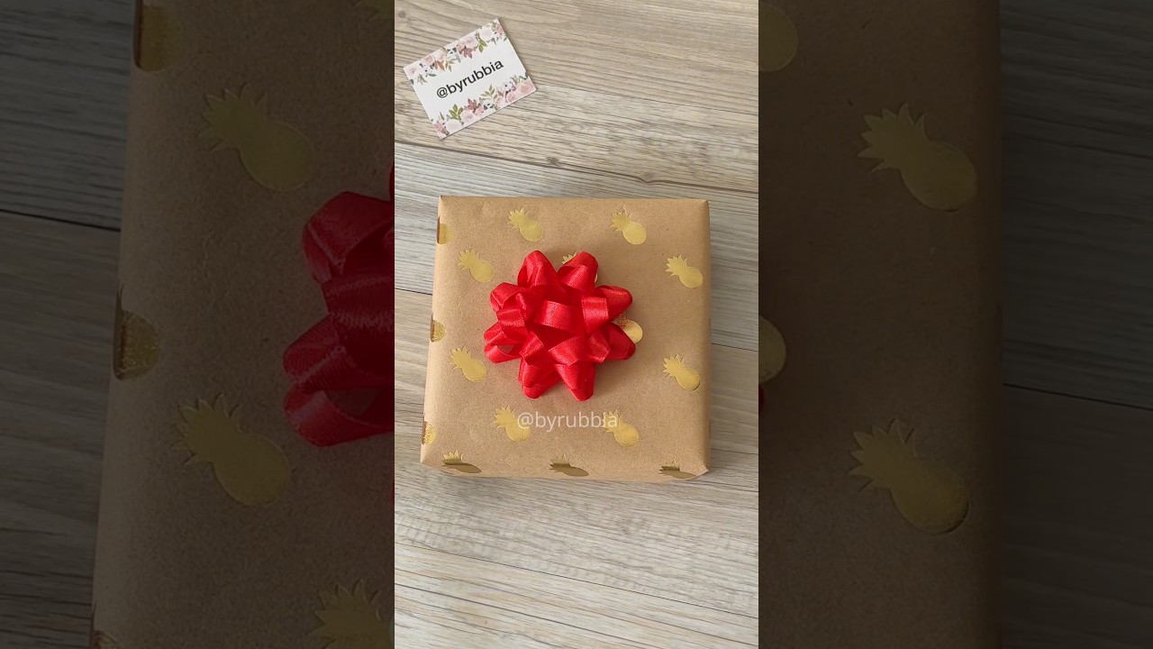 Easy Ribbon Bow Hack for Gifts 