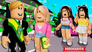 A MENINA EXCLUÍDA pelas AMIGAS é FILHA do PREFEITO | Historinhas Brookhaven Roblox Bibi e Lud