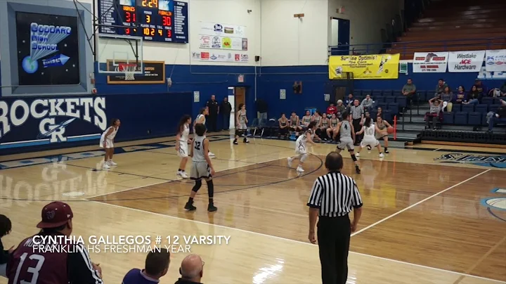 Cynthia Gallegos # 12 FRANKLIN HS FRESHMAN YEAR (2...