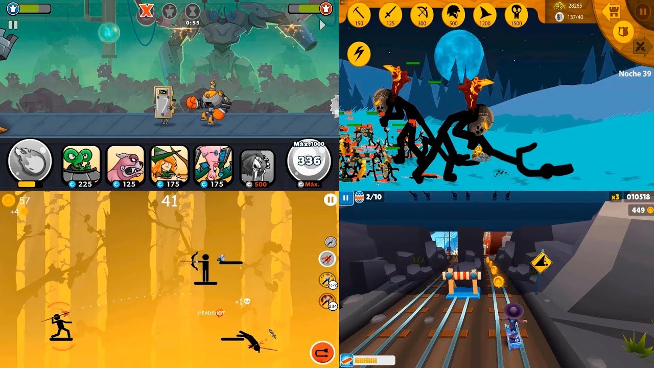 mix de juegos 4 x 2 YouTube