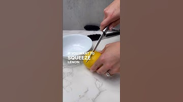 🍋 Lemon Squeezing Trick! 🍋