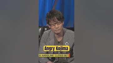 Rare footage of Hideo Kojima actually Angry.